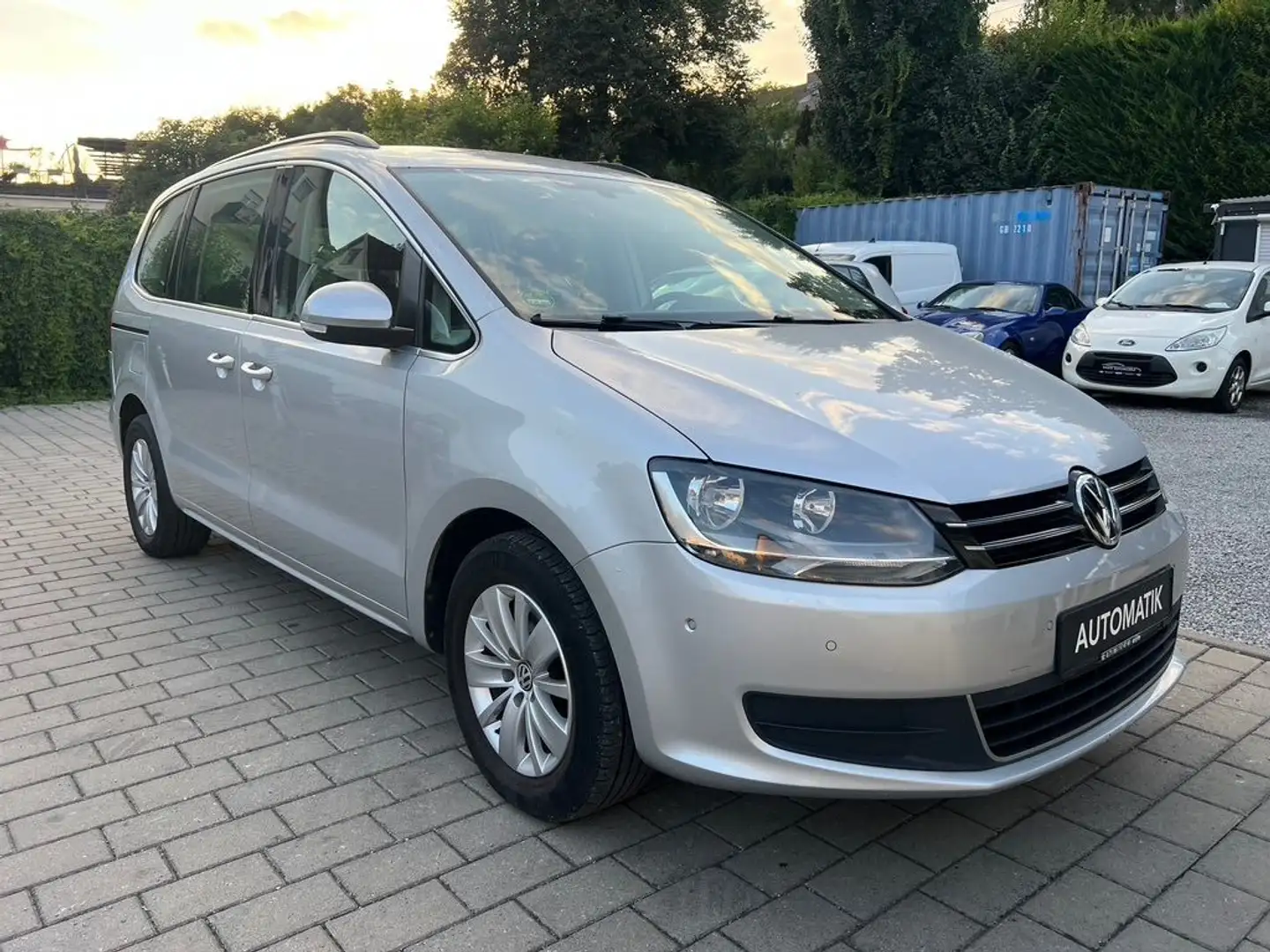Volkswagen Sharan BMT/Start-Stopp AHK SHZ NAVI KAM 1HAND Zilver - 1