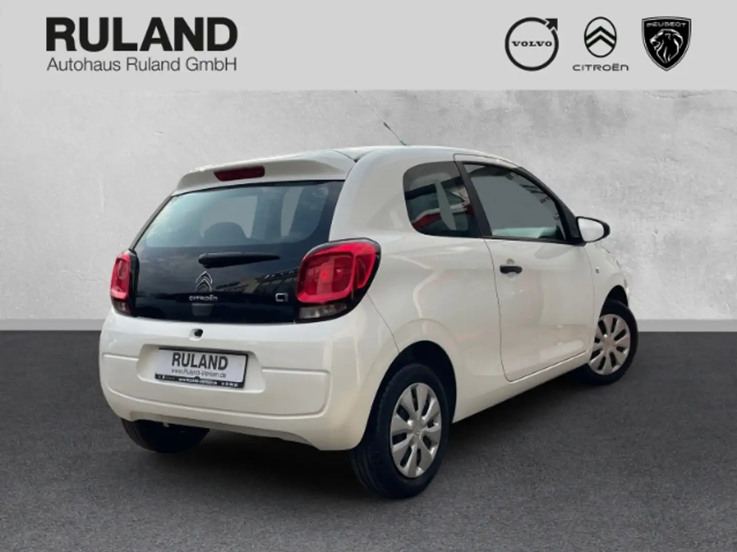 Citroen C1 Live Stop&Start (EURO 6d) Klima eFH Radio BC ZV ES Wit - 2