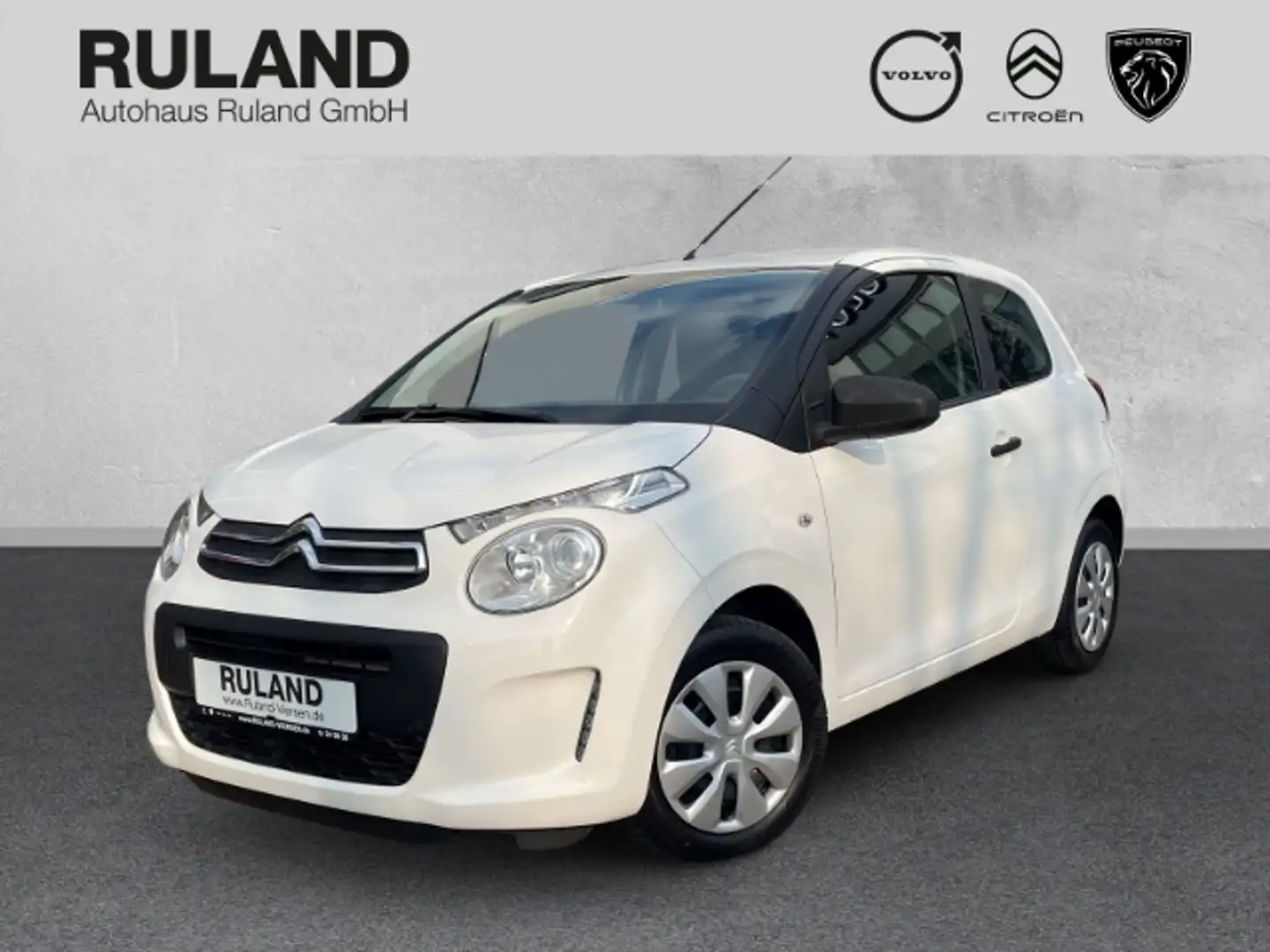 Citroen C1 Live Stop&Start (EURO 6d) Klima eFH Radio BC ZV ES Wit - 1