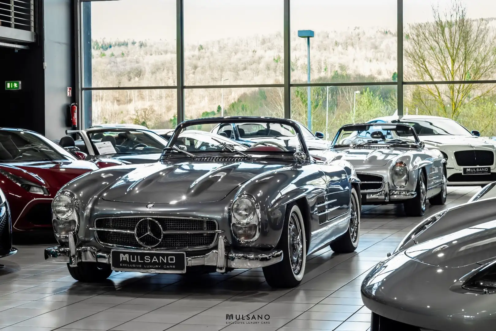 Mercedes-Benz SL 300 ROADSTER RECREATION SILVER ARROW CLUB CAR Gris - 1