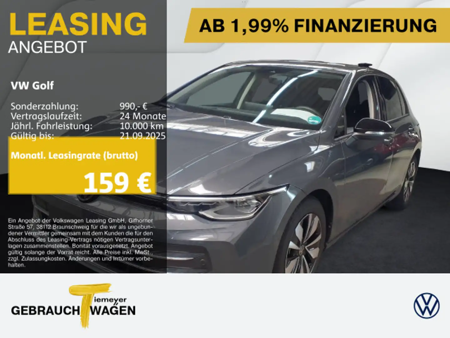 Volkswagen Golf 1.5 TSI GOAL MATRIX AHK KAMERA NAVI Gris - 1