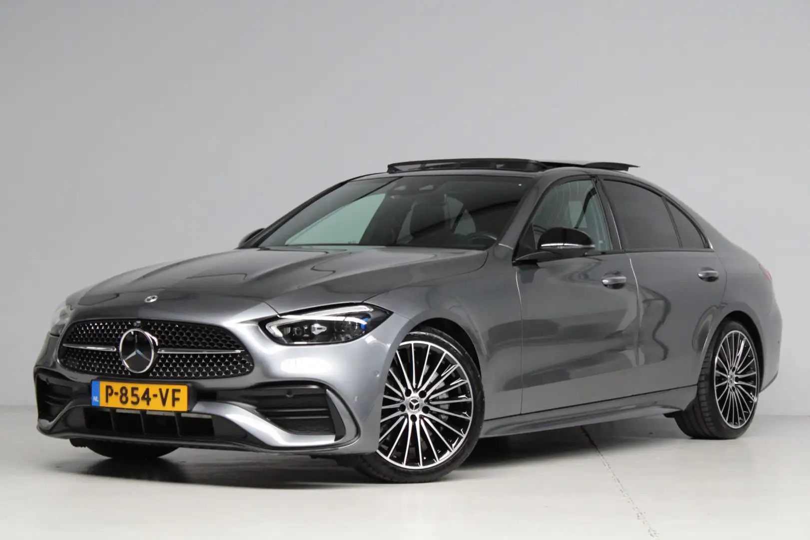 Mercedes-Benz C 300 4MATIC AMG | panoramadak | achteras besturing | he Grijs - 1