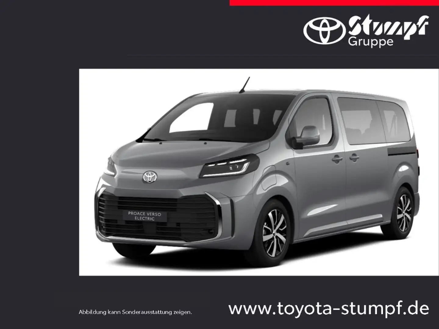 Toyota Proace Verso Electric 75 kWh L1  Teamplayer Silber - 1