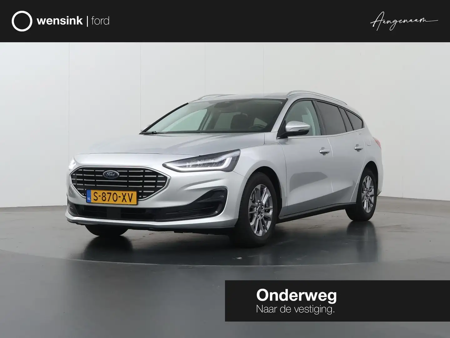 Ford Focus Wagon 1.0 EcoBoost Hybrid Titanium | Navigatie | C Grijs - 1
