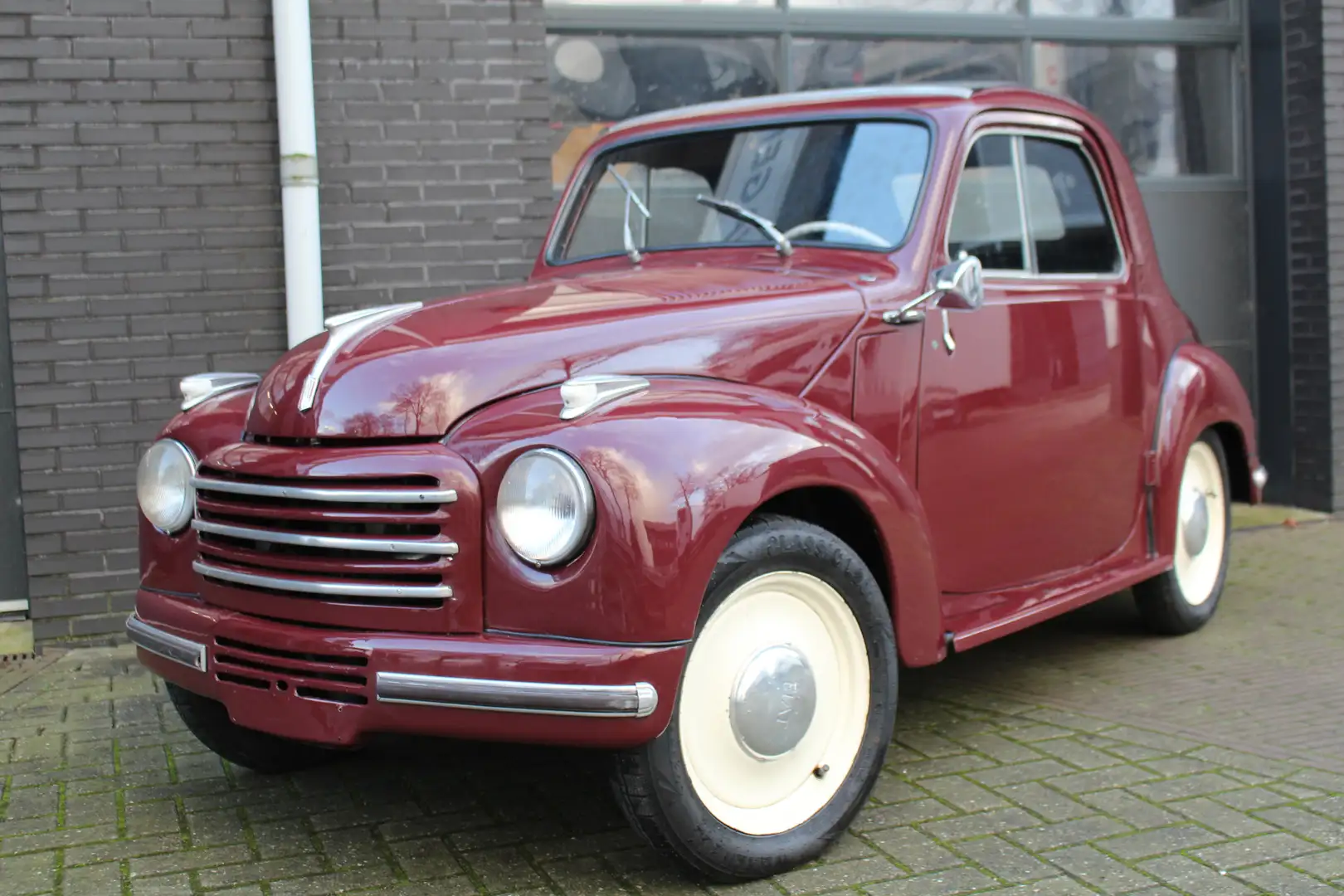 Fiat 500C Topolino GERESTAUREERD! PRACHTIGE AUTO! Cabriolet Czerwony - 1