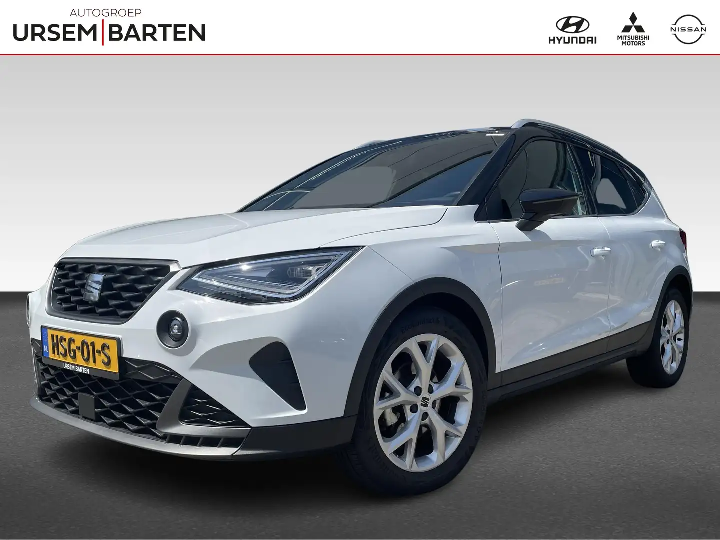 SEAT Arona 1.0 EcoTSI FR Business Connect  | zwart dak | Wit - 1