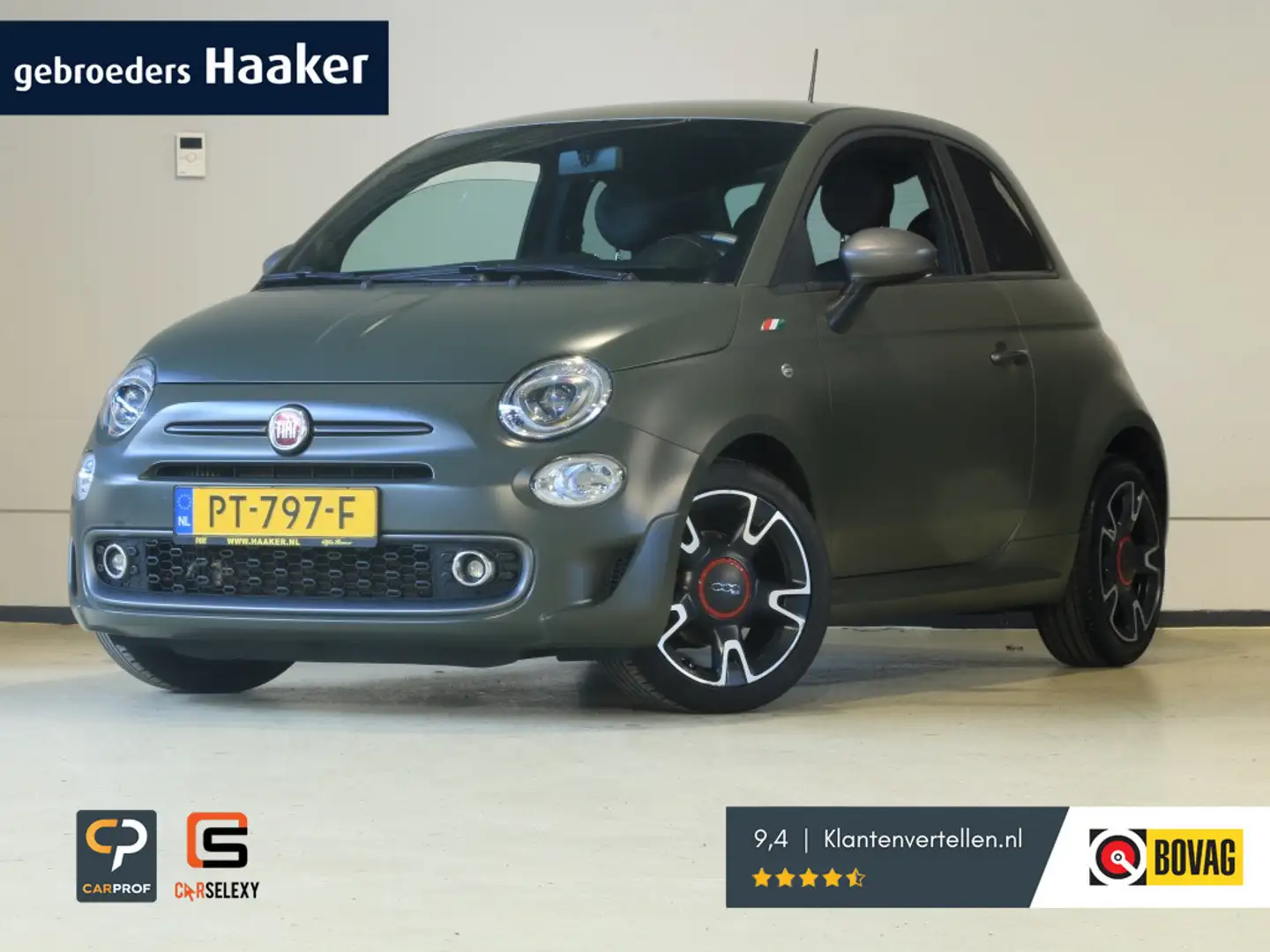 Fiat 500 105pk Sport! * Zorgeloos rijden, zonder extra kost Vert - 1
