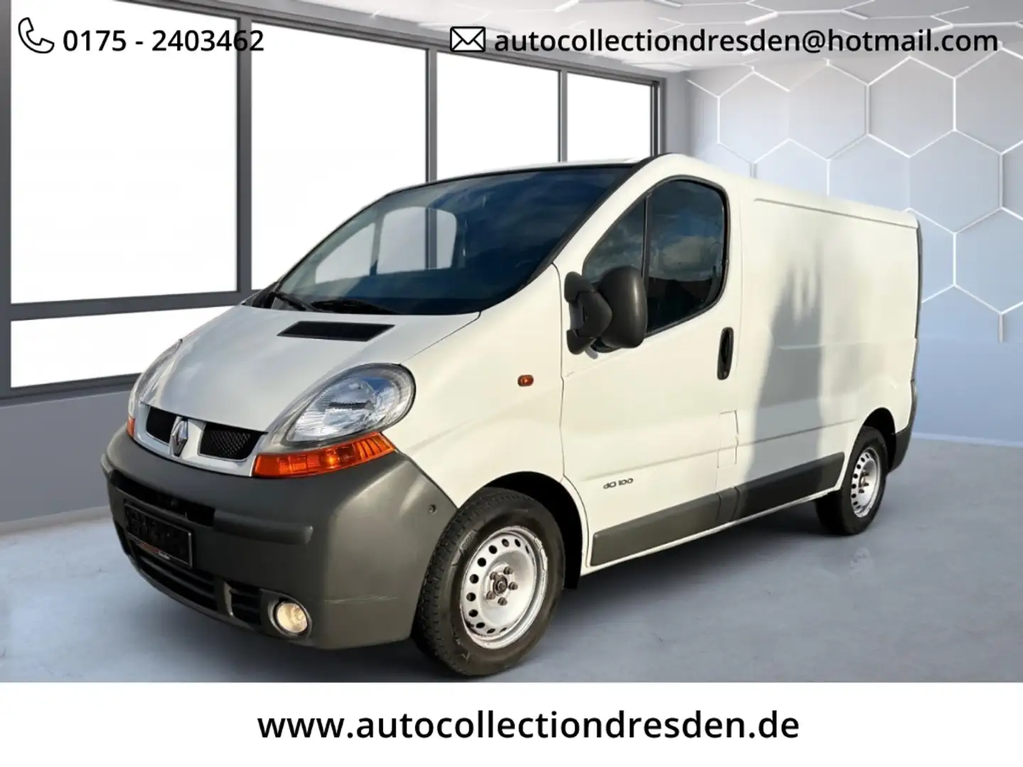 Renault Trafic Kasten L1H1 2,7t 1,9 Ltr.-74 kW TDI Weiß - 1