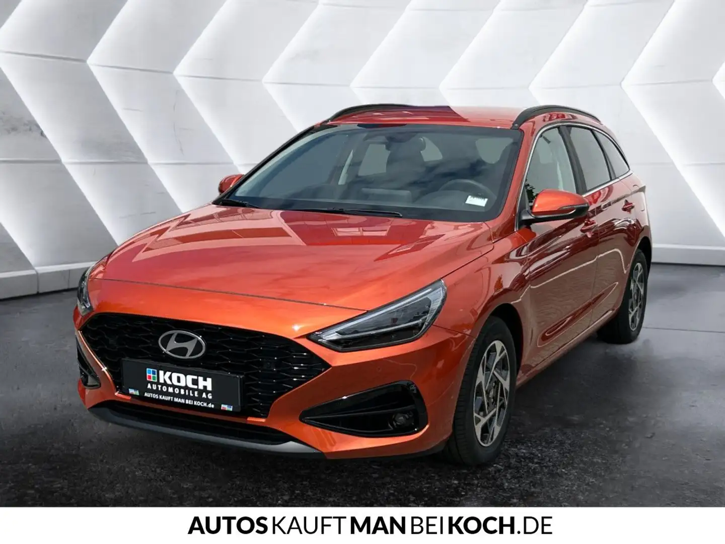 Hyundai i30 Kombi 1.5 T-GDI mHEV AT LED Navi ACC Sitzh. Orange - 2