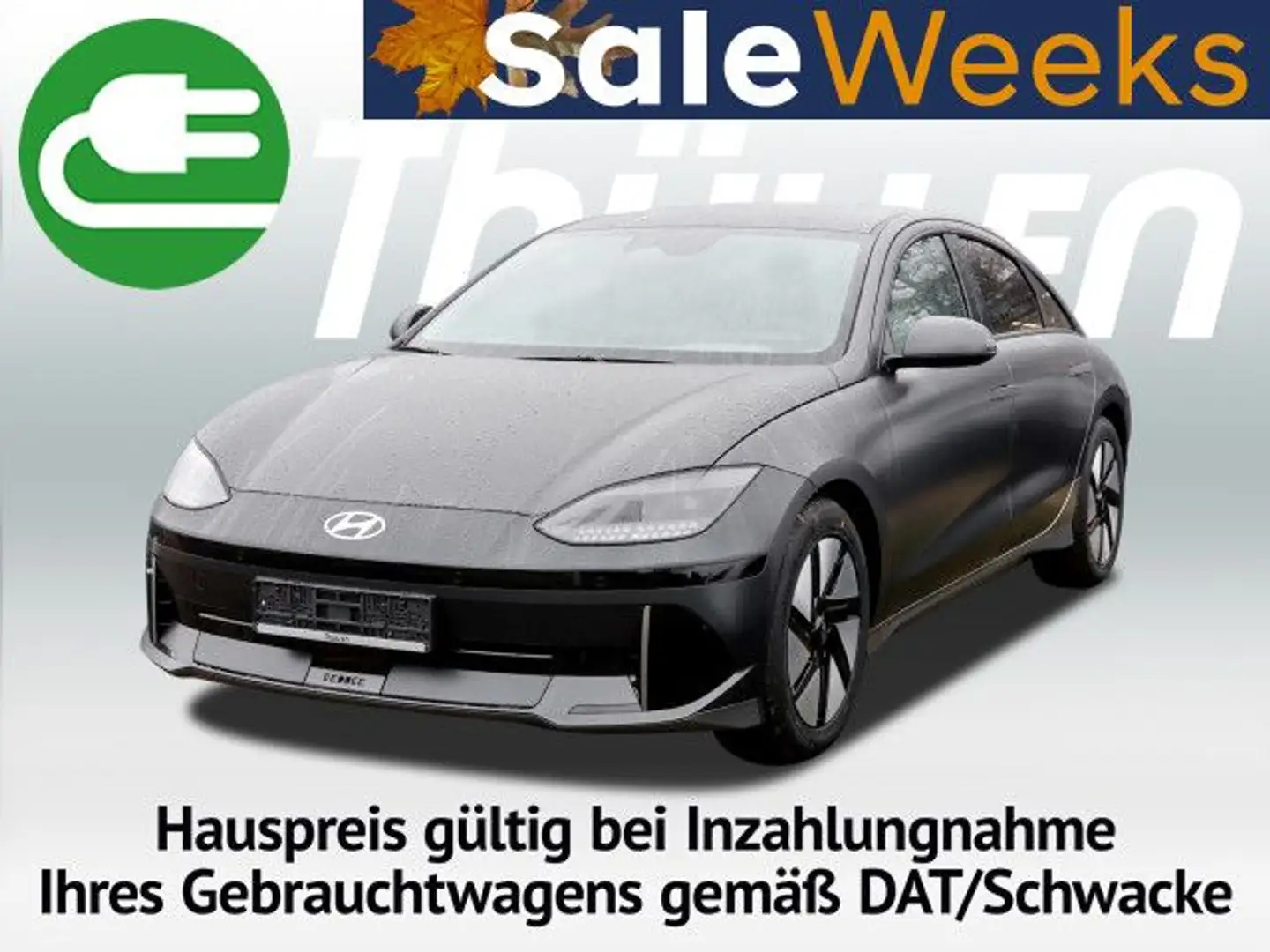 Hyundai IONIQ 6 TECHNIQ 53 kWh Navi SHZ LED Kamera PDC Gris - 1