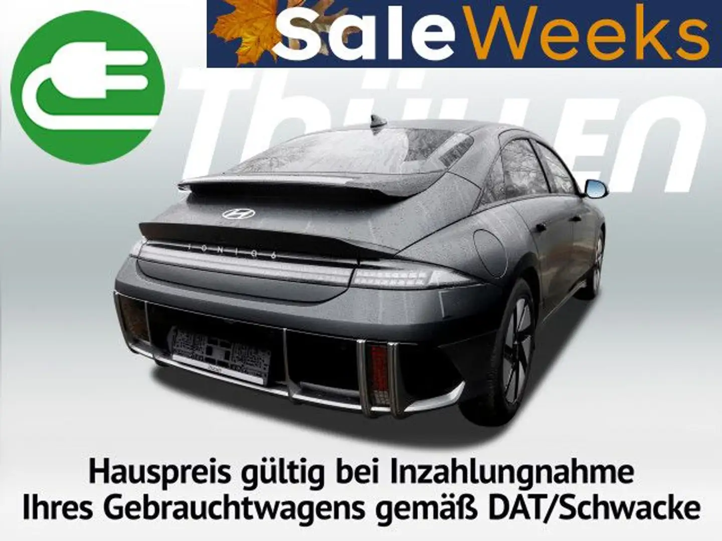 Hyundai IONIQ 6 TECHNIQ 53 kWh Navi SHZ LED Kamera PDC Gris - 2