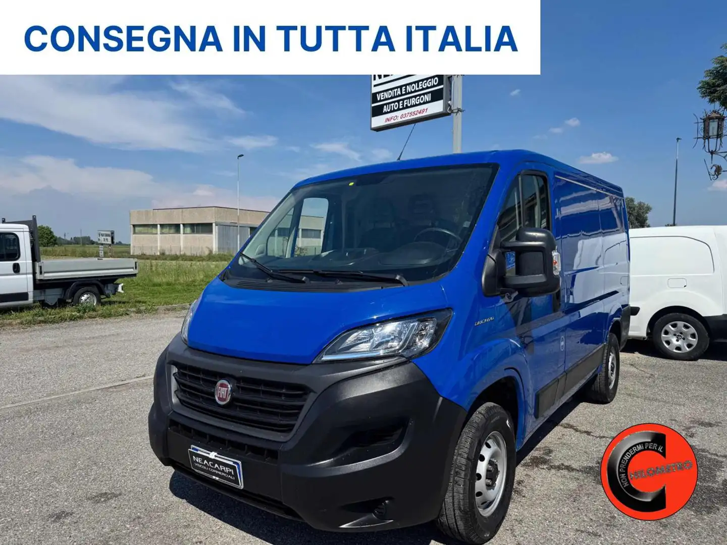 Fiat Ducato 30 2.3 MJT 120 CV EURO 6D-TEMP(PC-TN L1H1)SENSORI- Bleu - 1