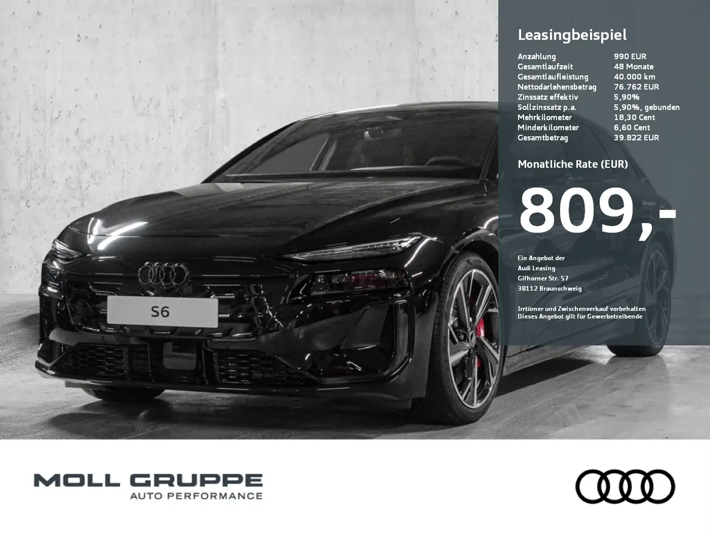 Audi S6 Avant e-tron 370 kW 4xSHZ EL.HECK KEYLESS Schwarz - 1