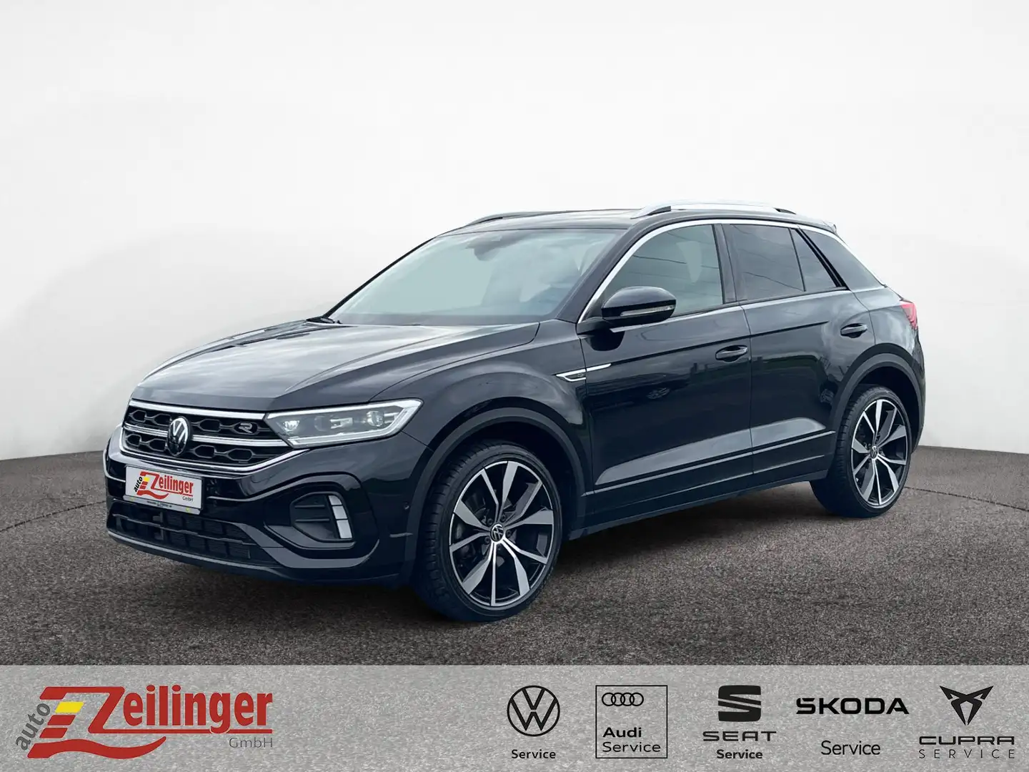 Volkswagen T-Roc R-Line TSI DSG|PANO|NAVI|ACC|IQ.DRIVE|CAM Schwarz - 1
