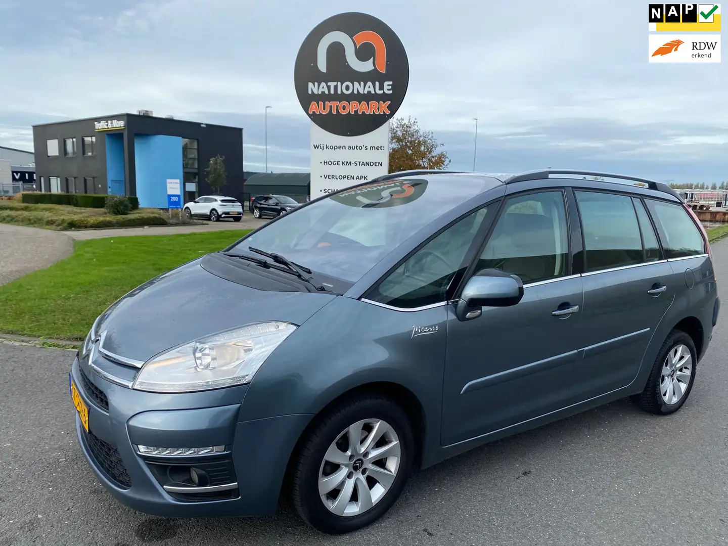 Citroen Grand C4 Picasso 2012 * 1.6 VTi Selection 7p * AIRCO * ELEC. RAMEN Grijs - 1