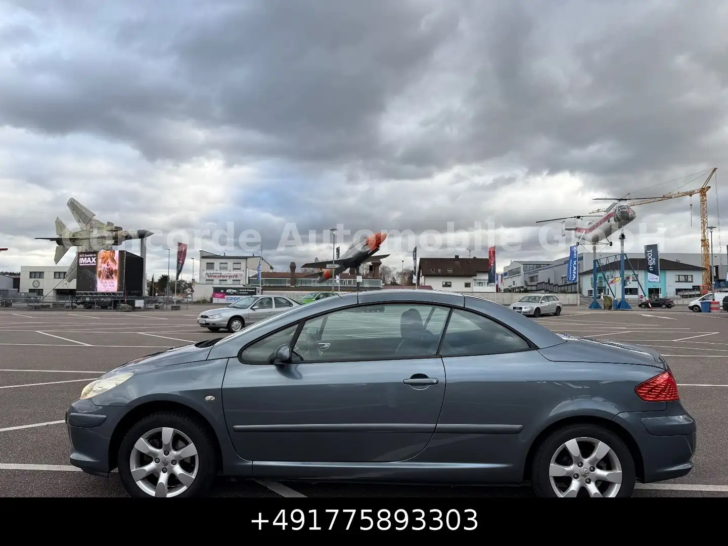 Peugeot 307 CC Cabrio-Coupe JBL PDC KLIMA SHZ Grau - 2