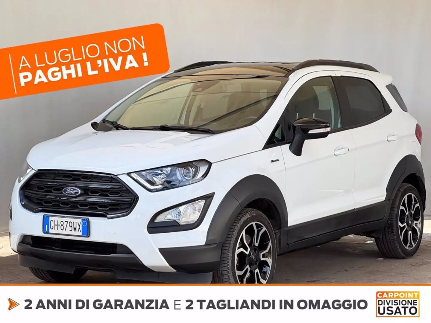 Ford EcoSport 1.0 ecoboost active s&s 125cv Bianco - 1