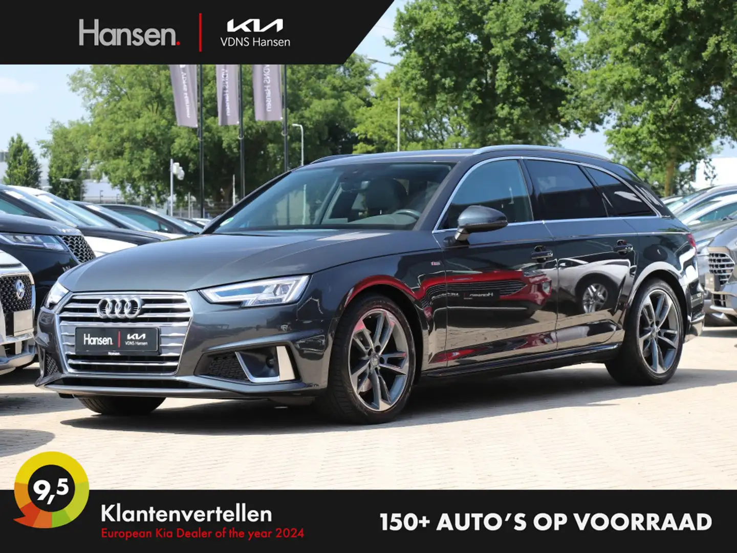 Audi A4 Avant 35 TFSI Sport S line edition I Navi I Half-l Grijs - 1