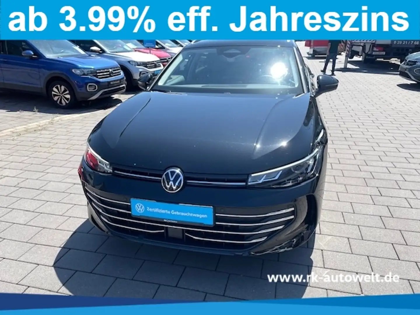 Volkswagen Passat Variant 1.5 eTSI Mildhybrid Navi 360°Kamera AHK digitales Schwarz - 1