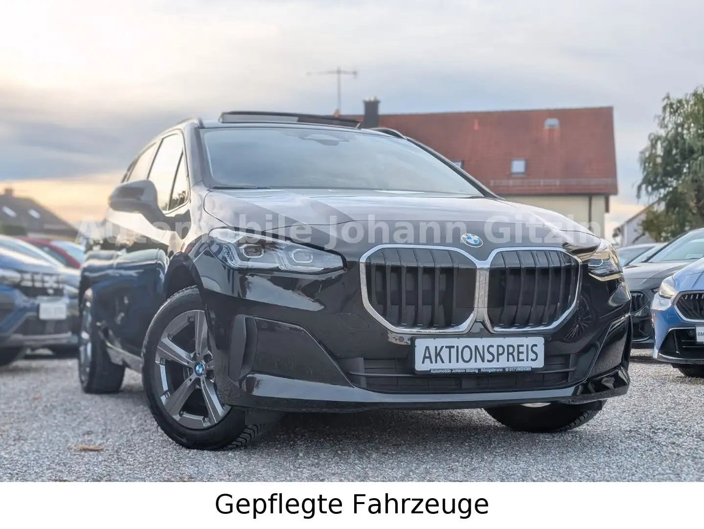BMW 220 i Active Tourer Premium HiFi LED AHK PANORAMA Noir - 1
