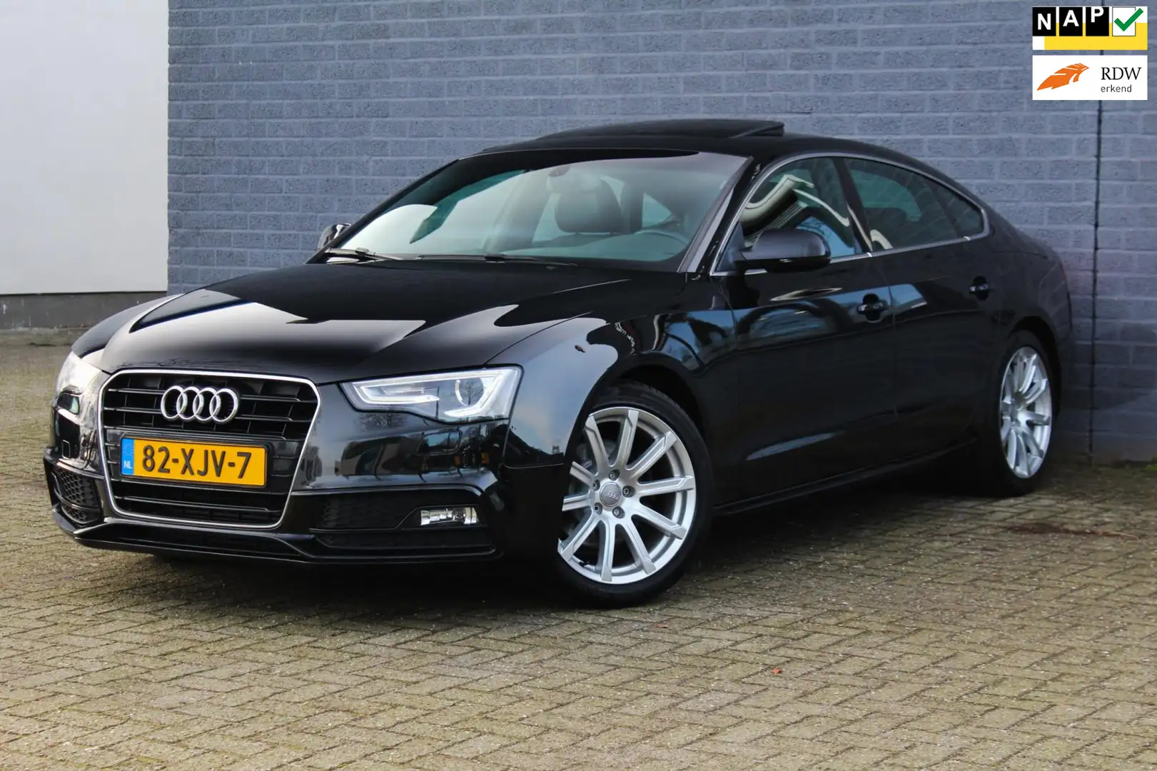 Audi A5 Sportback 1.8 TFSI 3x S line Automaat, Incl BTW! N Schwarz - 1