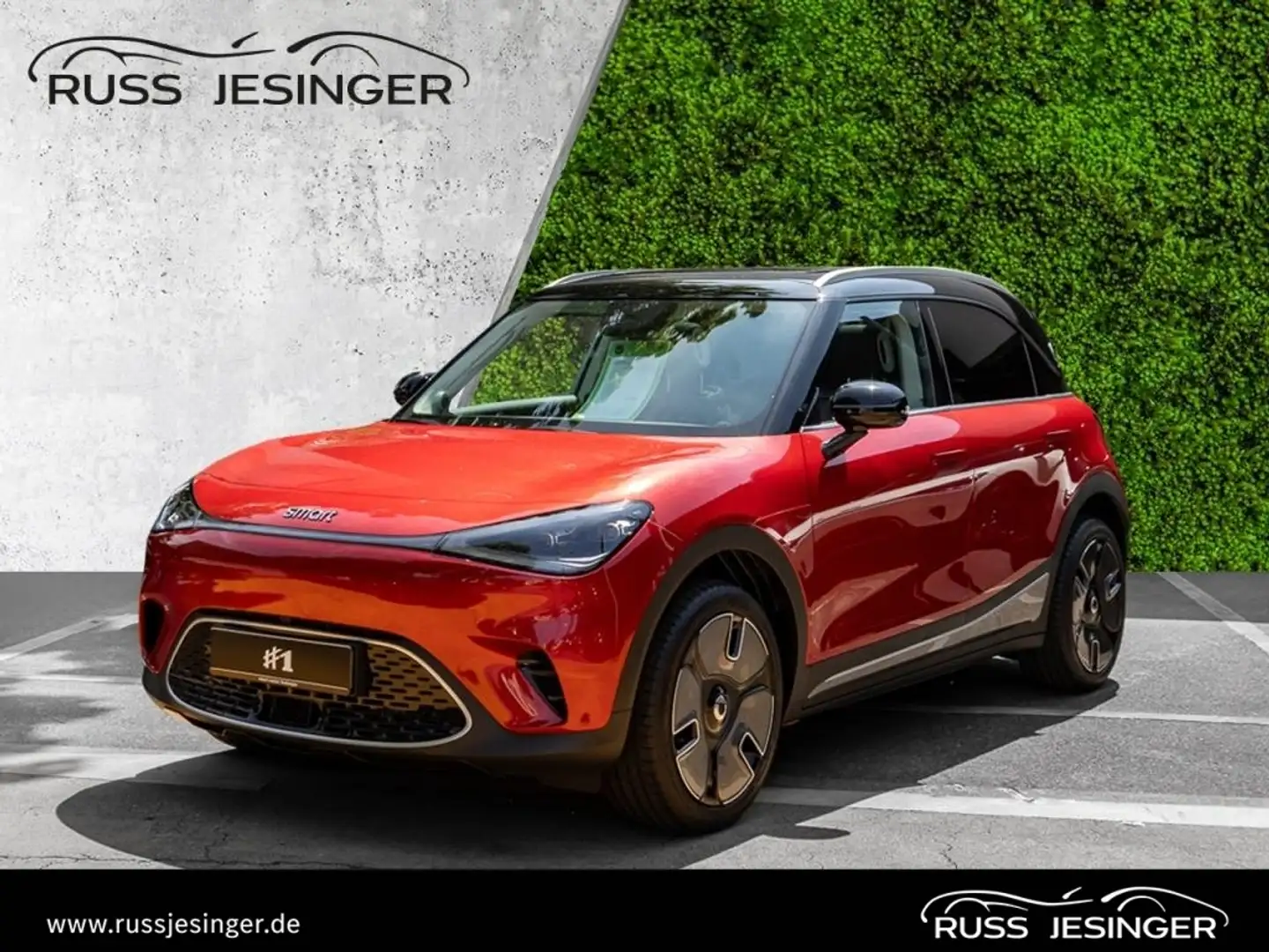 smart #1 Premium *Pano*360°*HUD*Beats*Matrix*ACC*TotW* Rosso - 1
