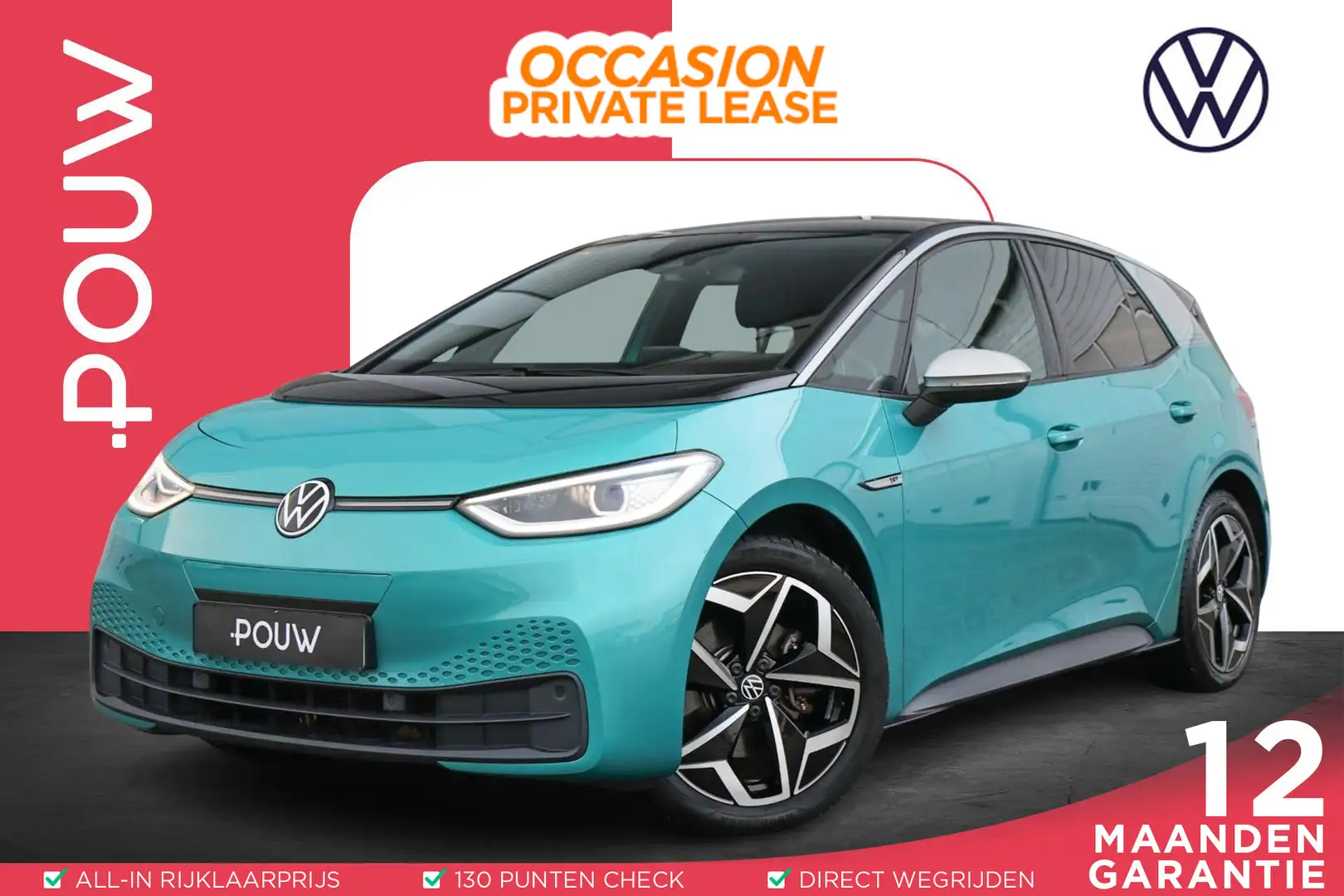 Volkswagen ID.3 204pk First Plus 58 kWh | SoH 96% | Navigatie | Ca Verde - 1