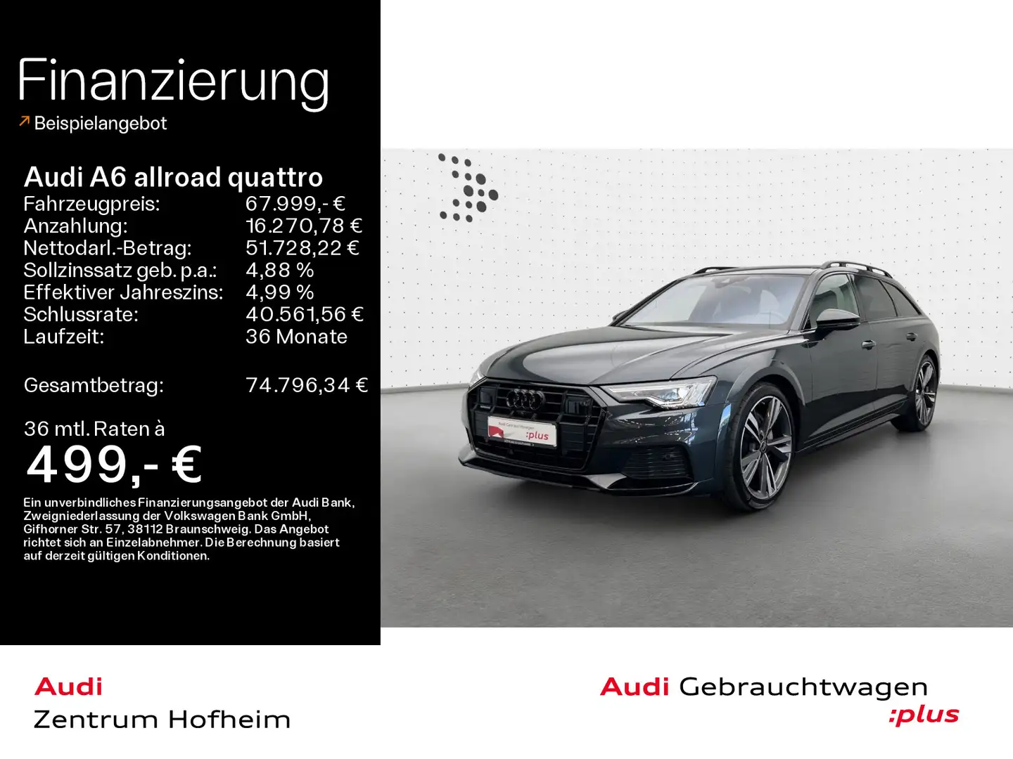 Audi A6 allroad 50 TDI tip*B&O*Pano*LED*Virtu Gris - 1