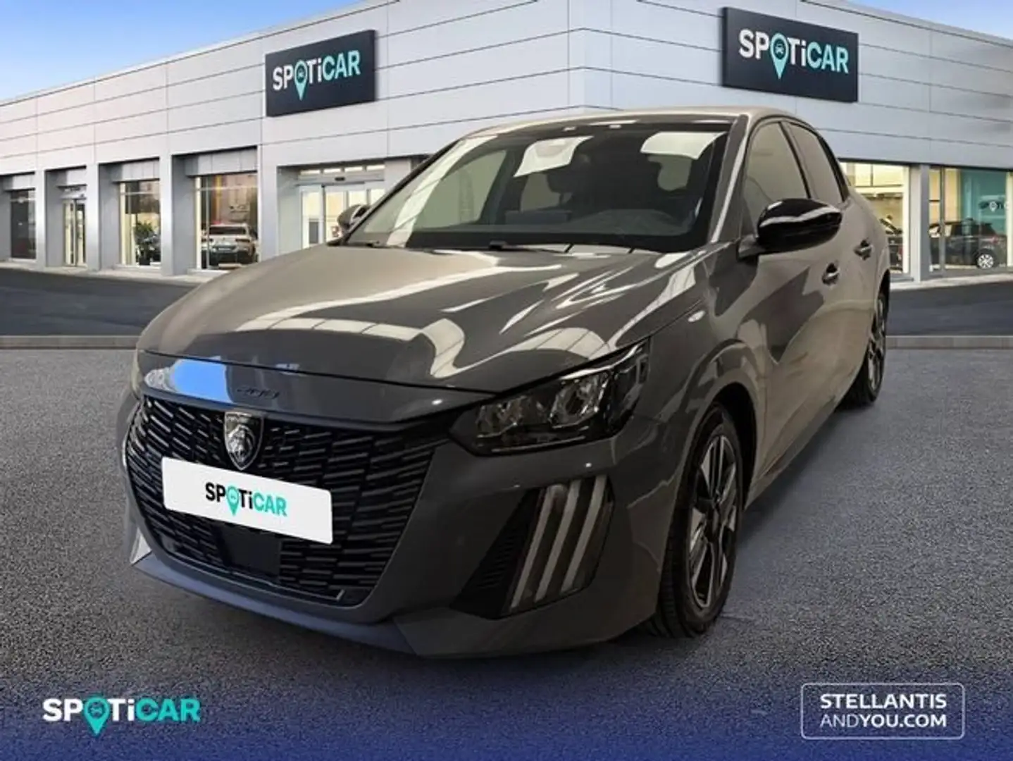 Peugeot 208 1.2 Hybrid Allure e-DCS6 110 Gris - 1