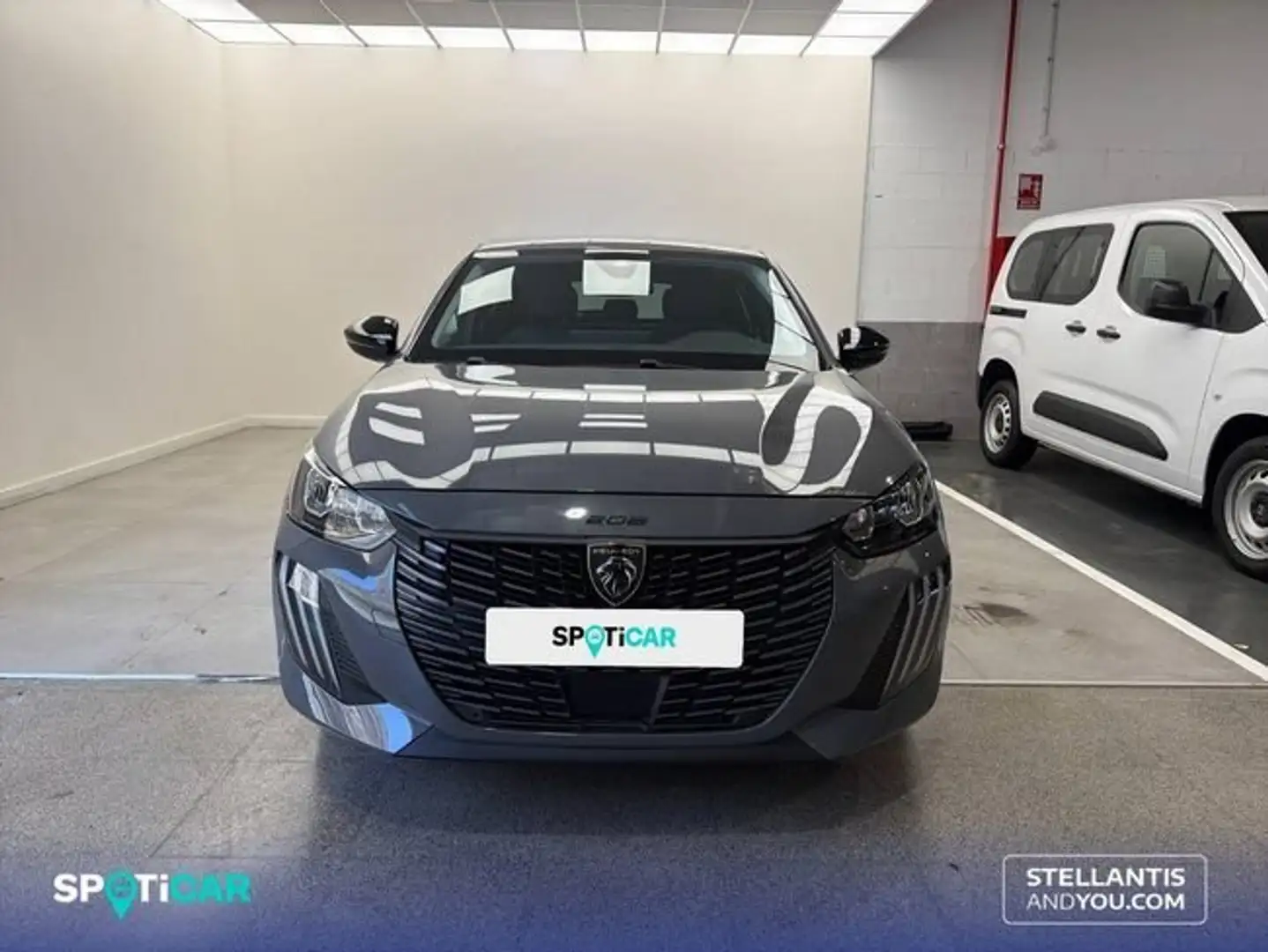 Peugeot 208 1.2 Hybrid Allure e-DCS6 110 Gris - 2
