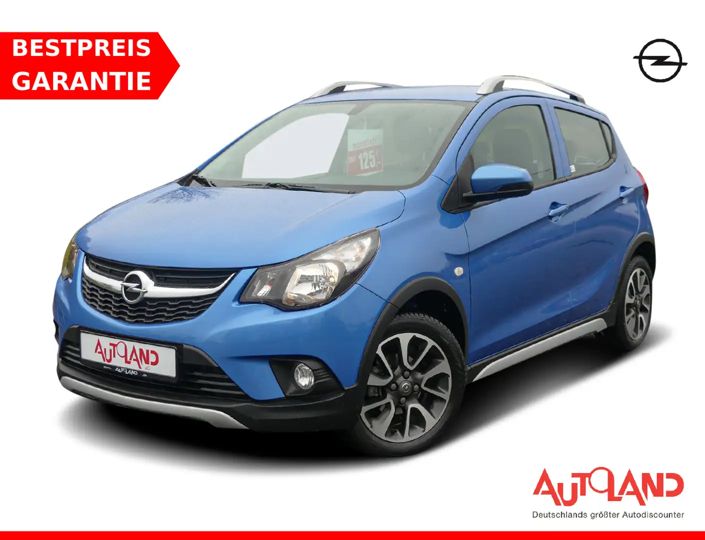 Opel Karl 1.0 Rocks Klima Sitzheizung Lenkradheizung Bleu - 1