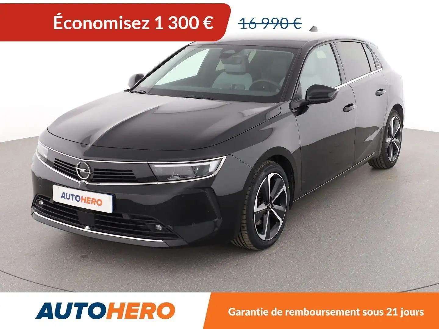 Opel Astra 1.2 Turbo Elegance Noir - 1