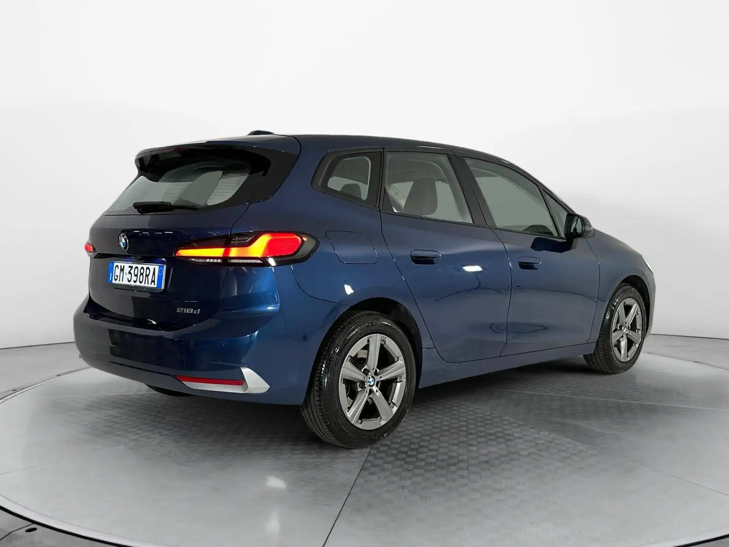 BMW 218 218d Active Tourer Bleu - 2