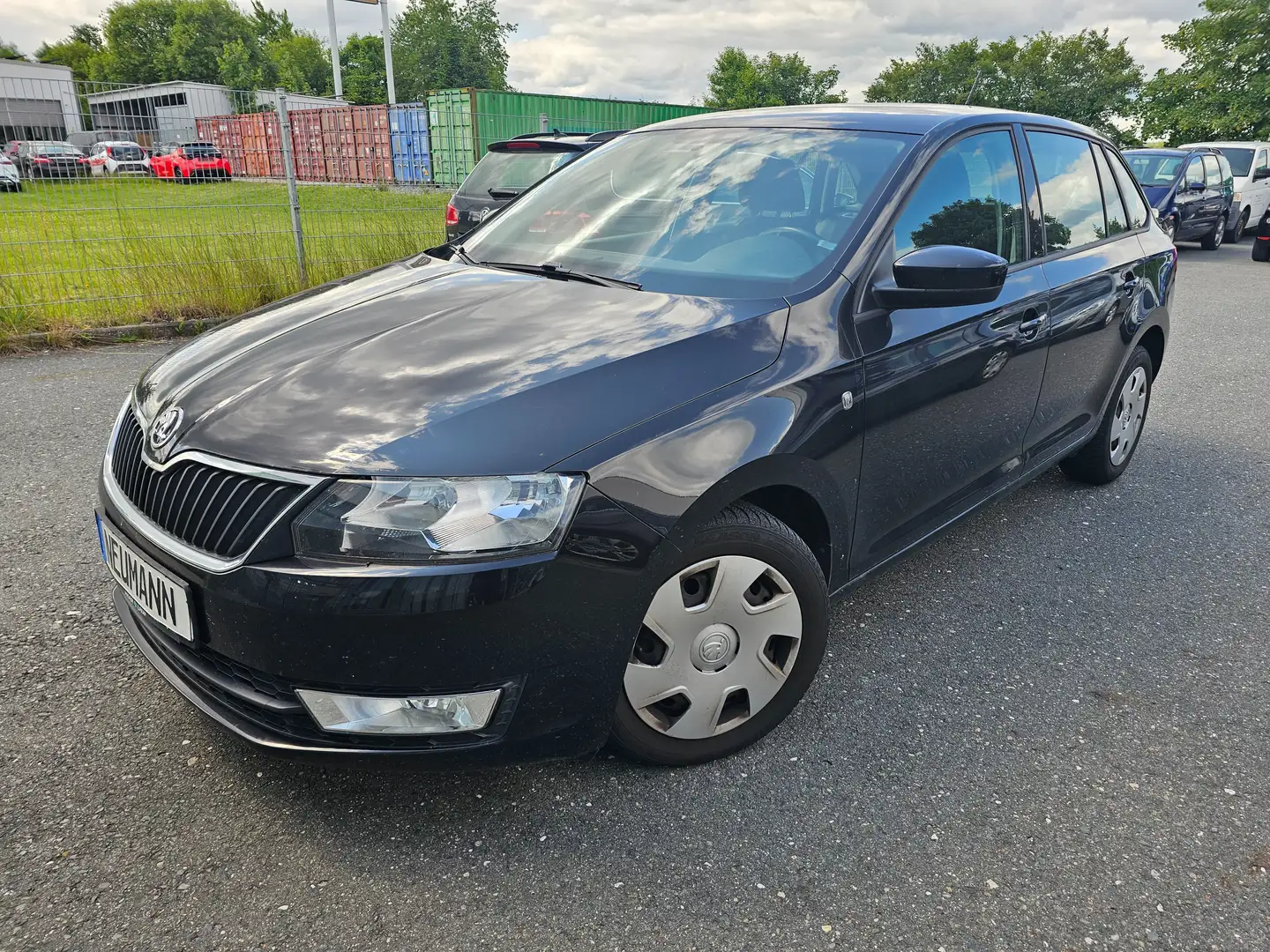 Skoda Rapid/Spaceback Rapid Spaceback 1.6 TDI Ambition Klimaautomatik Negro - 1