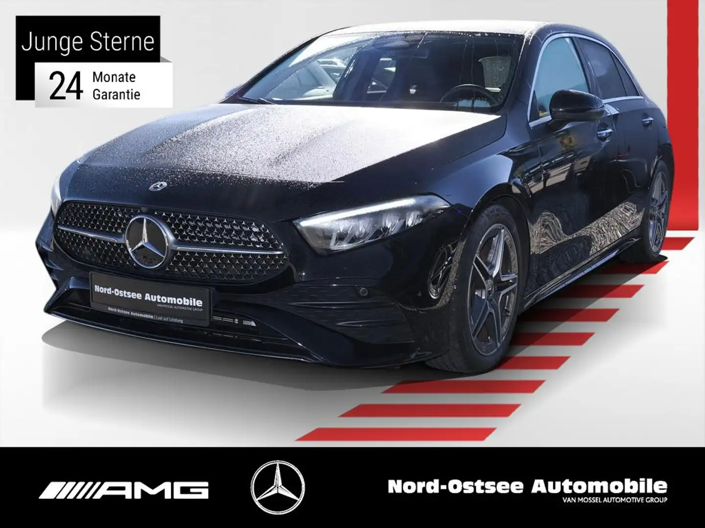Mercedes-Benz A 200 AMG PANO KLIMA LED KAMERA SITZHZG Schwarz - 1