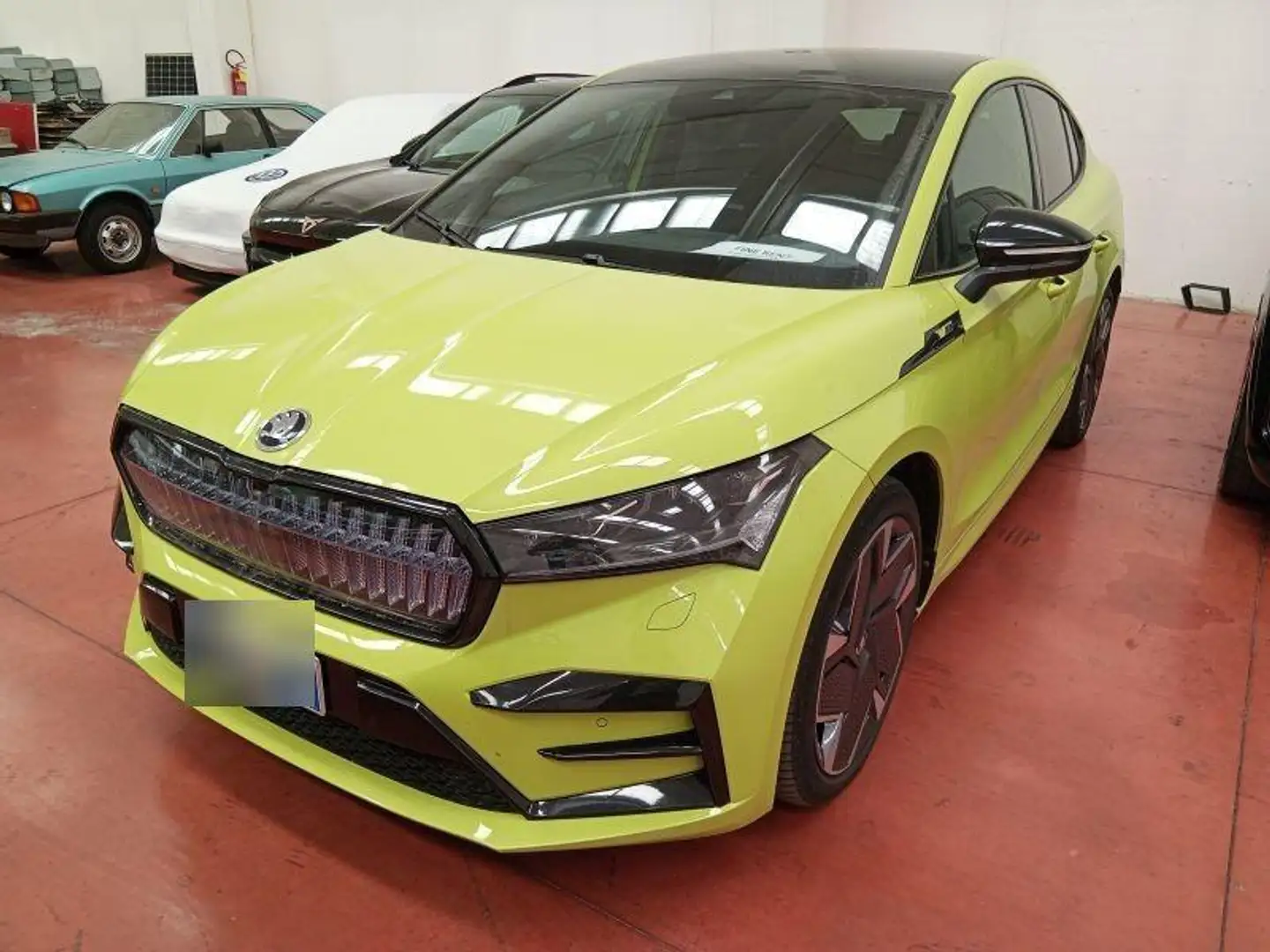 Skoda Enyaq COUPE RS LOUNGE 21Z./ACC/HuD/PANO/KESSY/CF Grün - 1