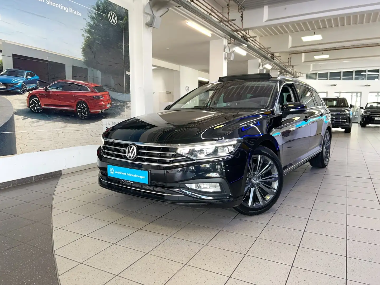 Volkswagen Passat Variant Business 2.0 TDI DSG MATRIX+AHK Zwart - 1