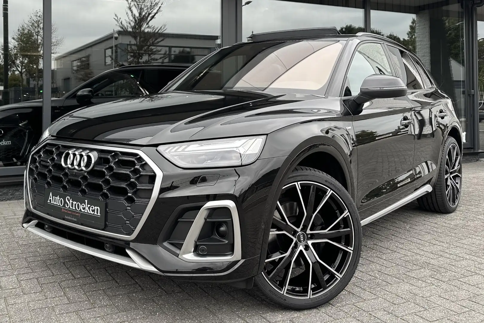Audi Q5 50 TFSIe S-Line Pano Massage Matrix Hud Trekhaak Noir - 1