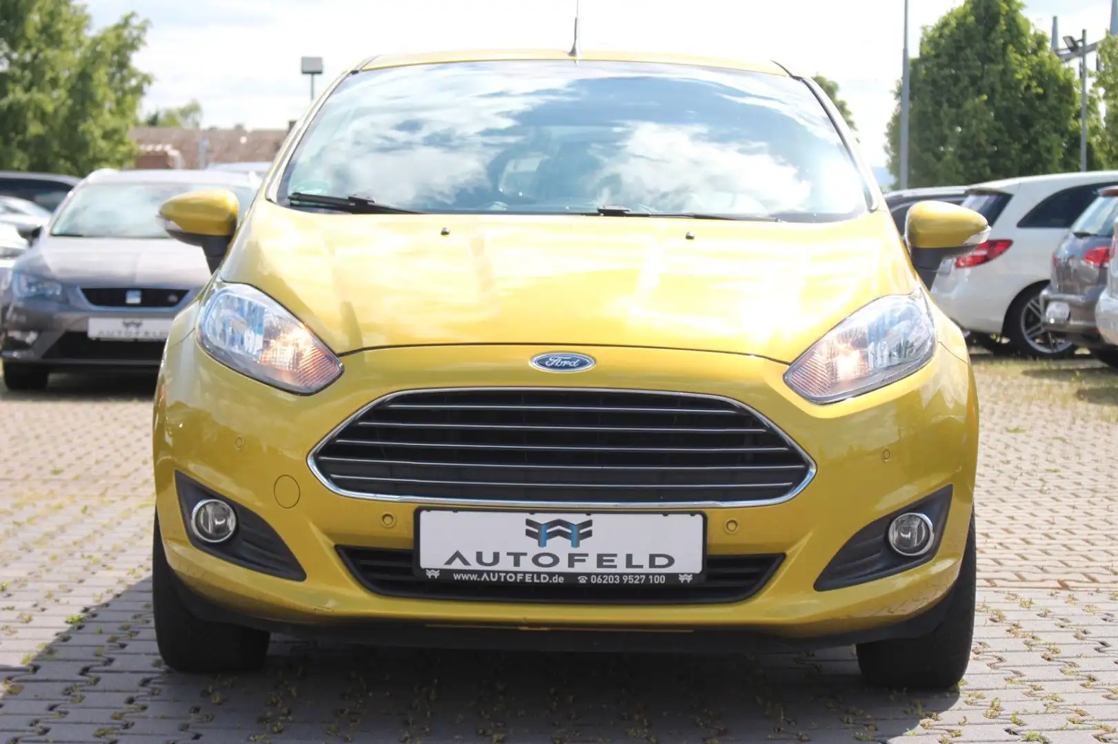 Ford Fiesta 1,6/VOLL SHEFT/KLIMA/SHZ/PDC/TAGFAHRLICHT Gelb - 2