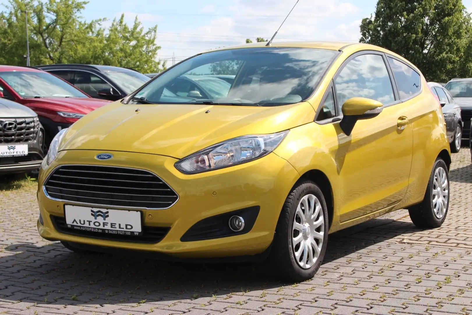 Ford Fiesta 1,6/VOLL SHEFT/KLIMA/SHZ/PDC/TAGFAHRLICHT Gelb - 1