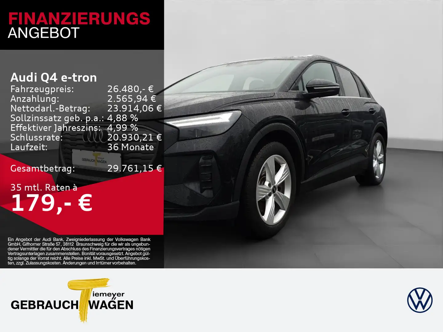 Audi Q4 e-tron 40 PANO SONOS LM19 Schwarz - 1