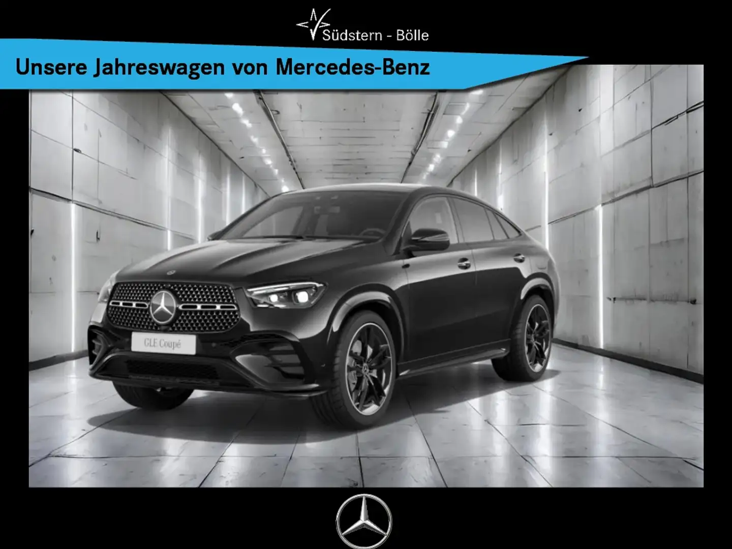 Mercedes-Benz GLE 350 de 4M Coupe +AMG+MEMORY+AMBIENTE+DISTRO Zwart - 1