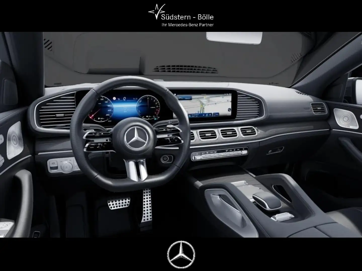 Mercedes-Benz GLE 350 de 4M Coupe +AMG+MEMORY+AMBIENTE+DISTRO Zwart - 2