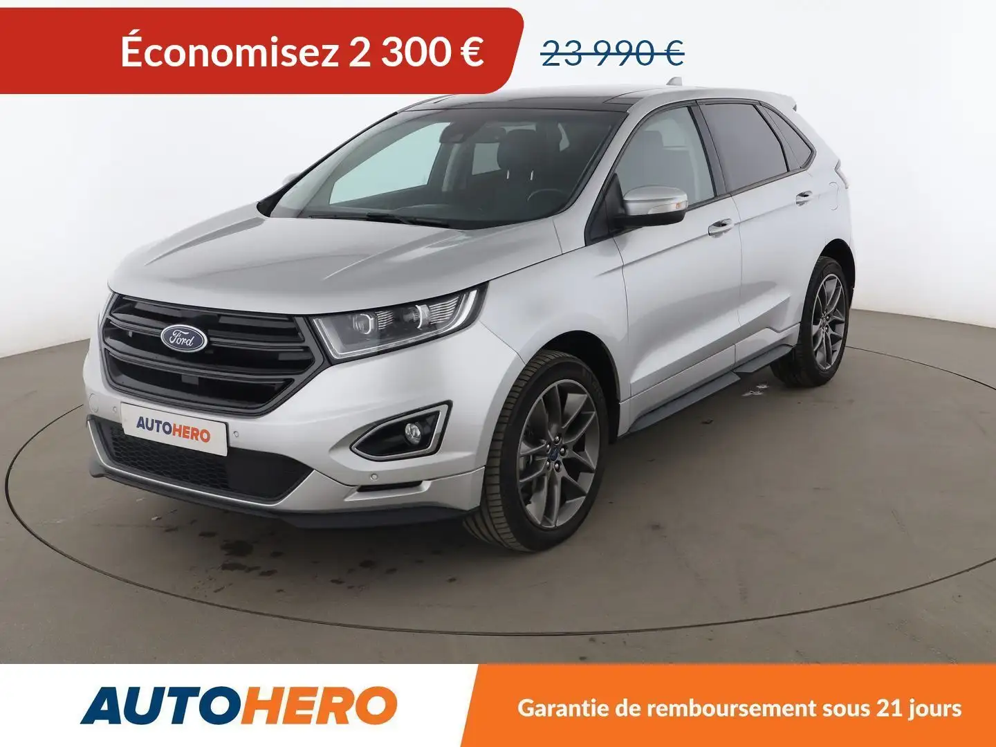 Ford Edge 2.0 TDCi AWD Sport PowerShift Gris - 1