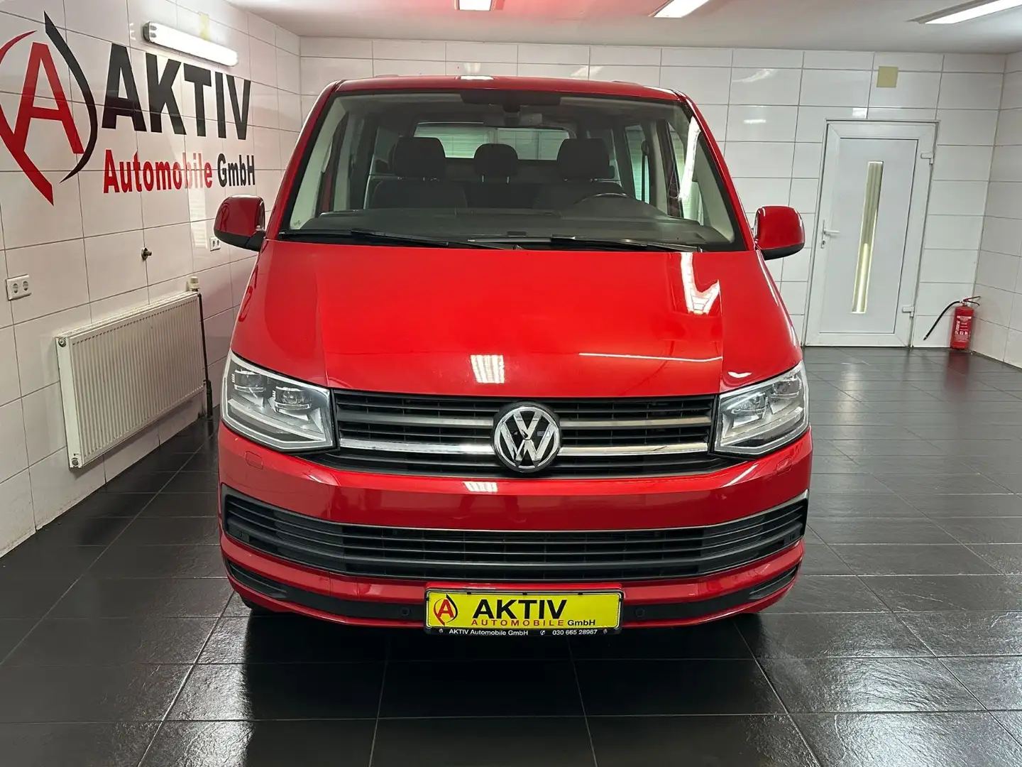 Volkswagen T6 Transporter T6 2.0 TDI Kasten Plus Doka Comfortline Lang*DSG Rot - 2