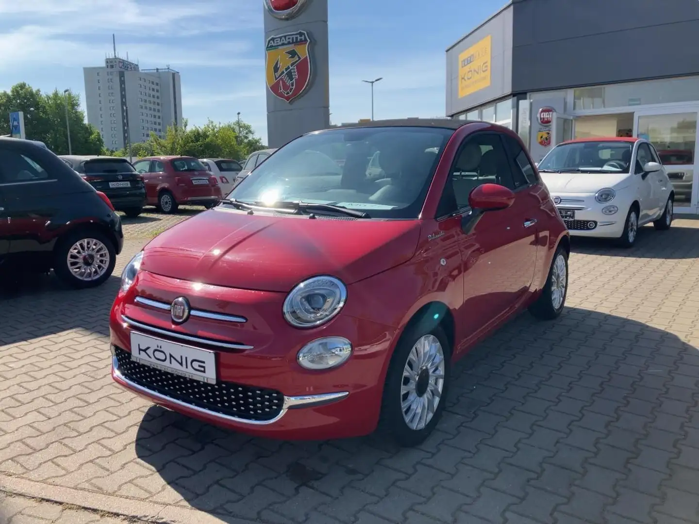 Fiat 500C Cabrio 1.0 GSE Dolcevita Rot - 1
