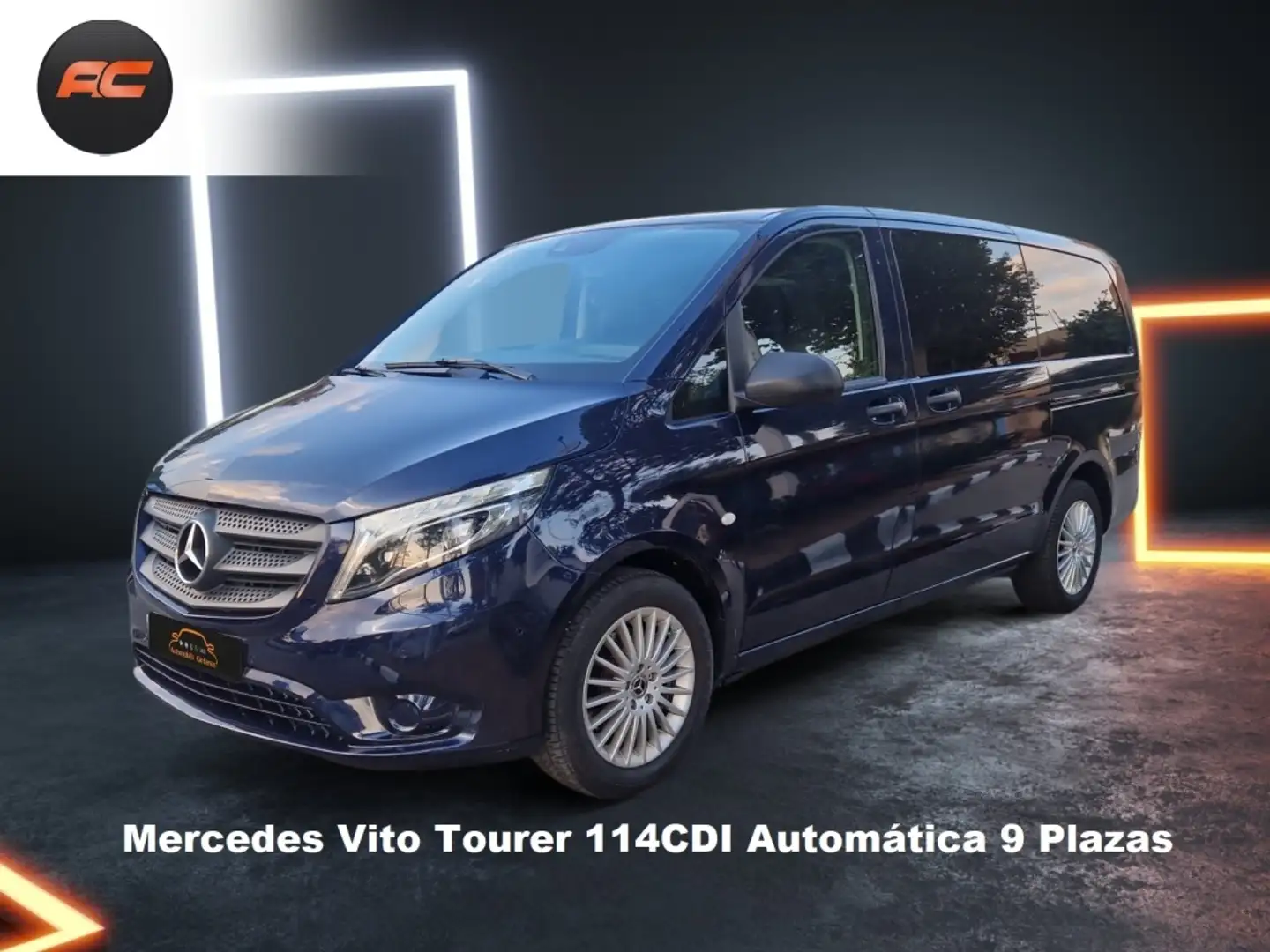 Mercedes-Benz Vito Tourer 114 CDI Base Larga 9G-Tronic Blauw - 1