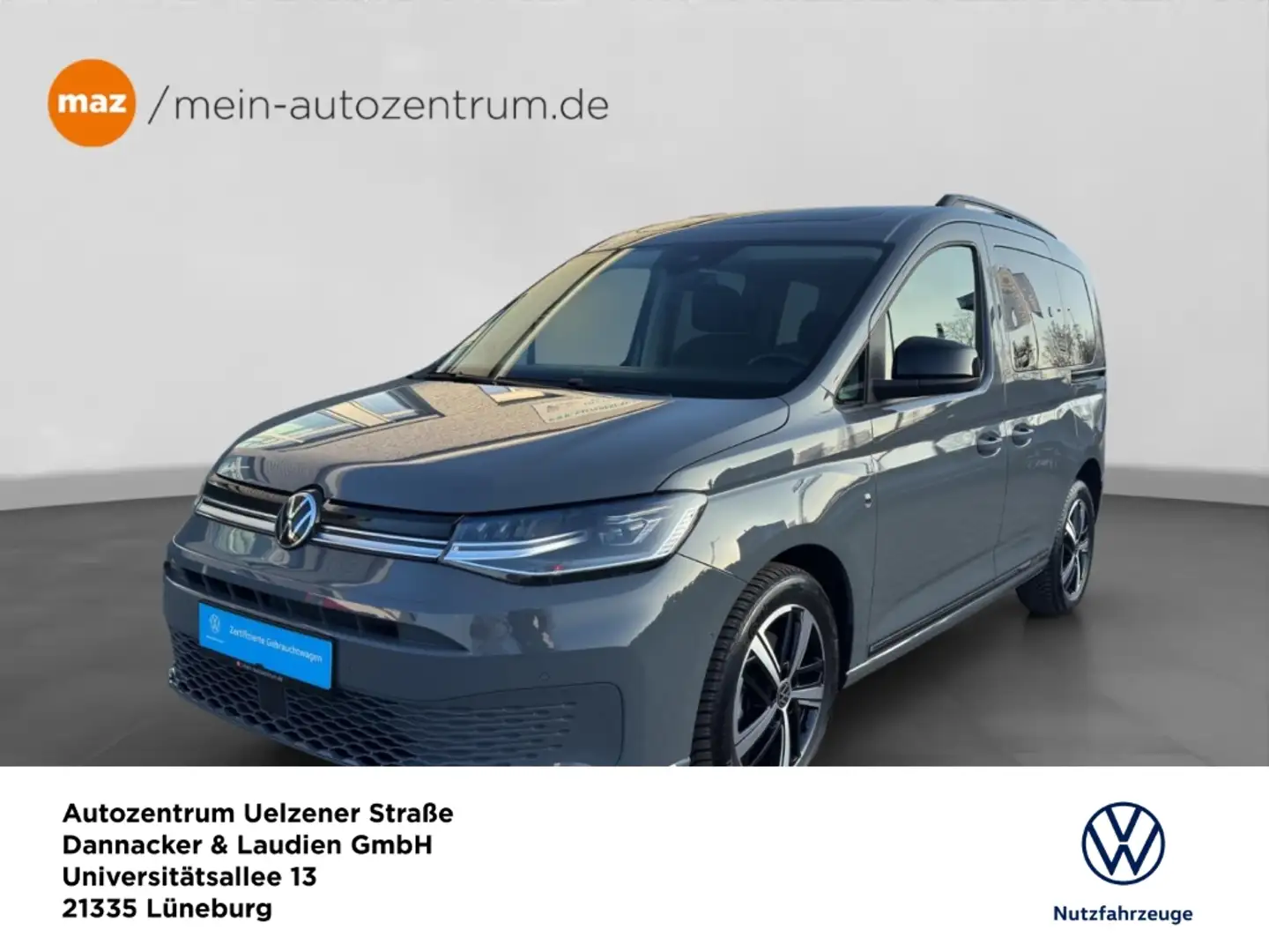 Volkswagen Caddy 1.5 TSI Dark Label Alu AHK LED Pano Navi ACC Sitzh Gris - 1