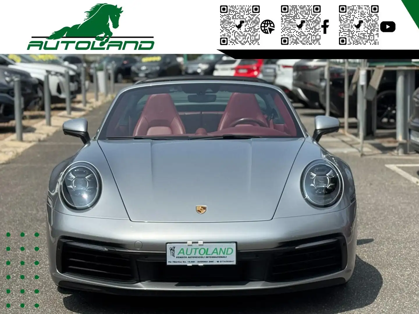 Porsche 911 Targa4S-450CV-IVA esposta-SuperBollo Dicembre 2025 Silber - 2