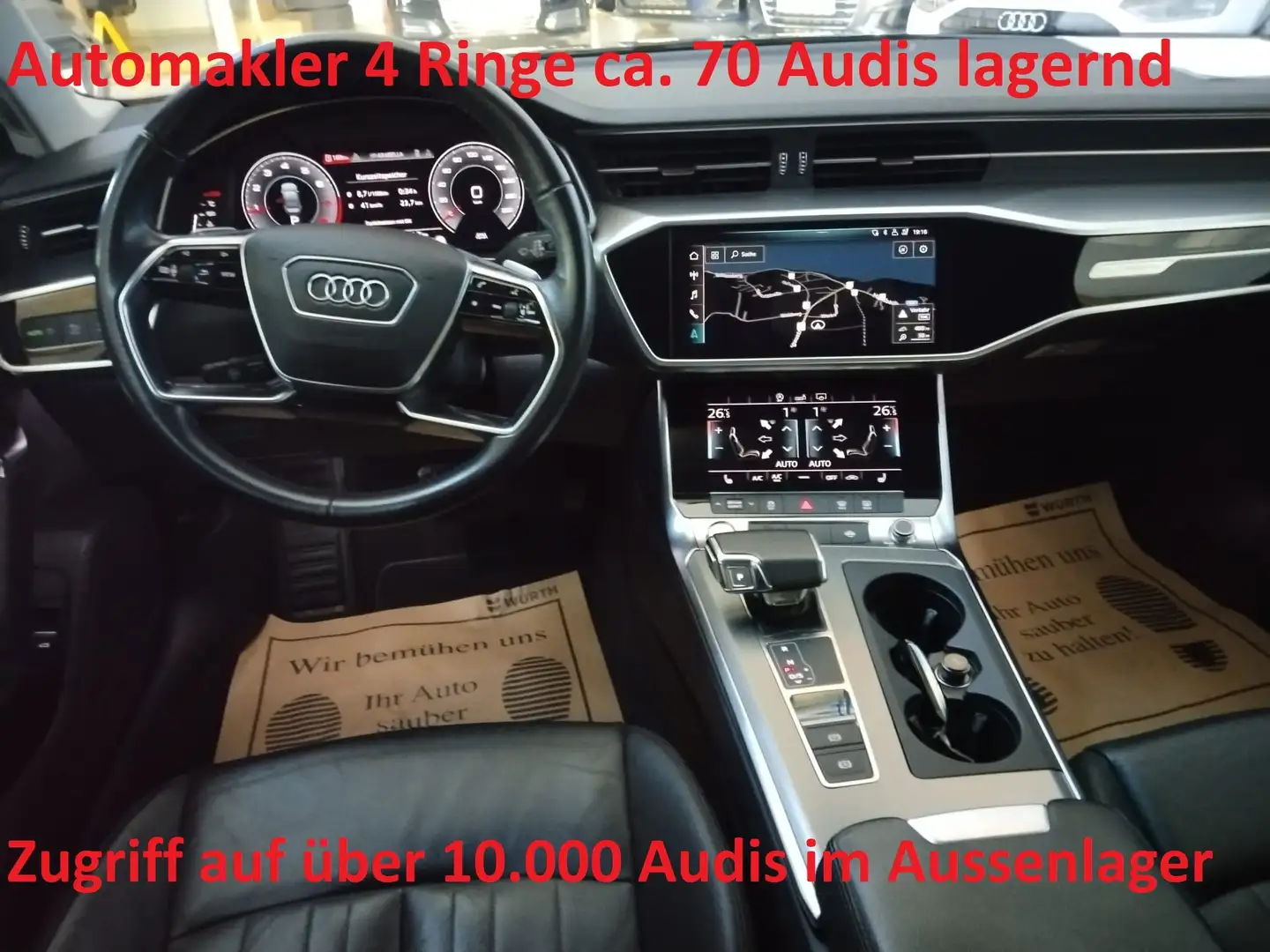 Audi A6 45Qu ACC,Leder Milano,AHK Vorr.,Rückfk.,Virtual Schwarz - 1